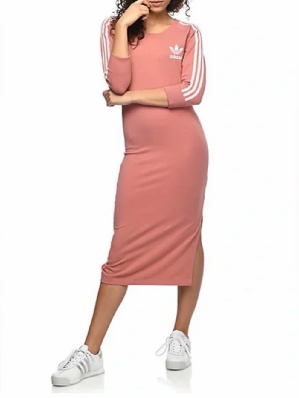 Adidas Three Stripes Midi Dress S